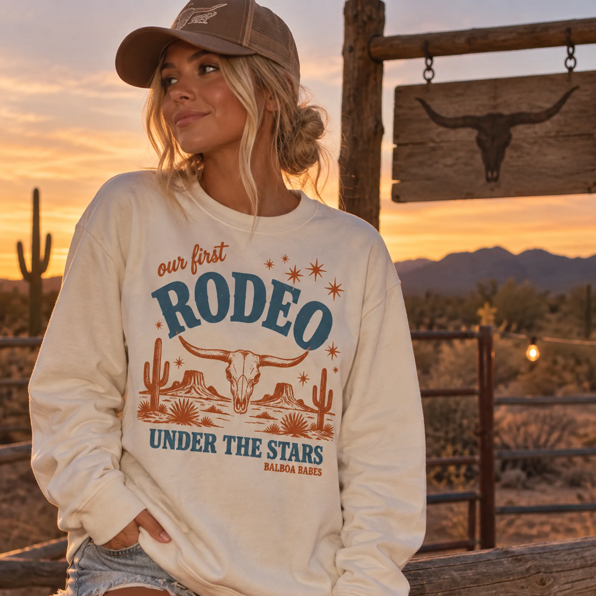 Balboa First Rodeo Crewneck
