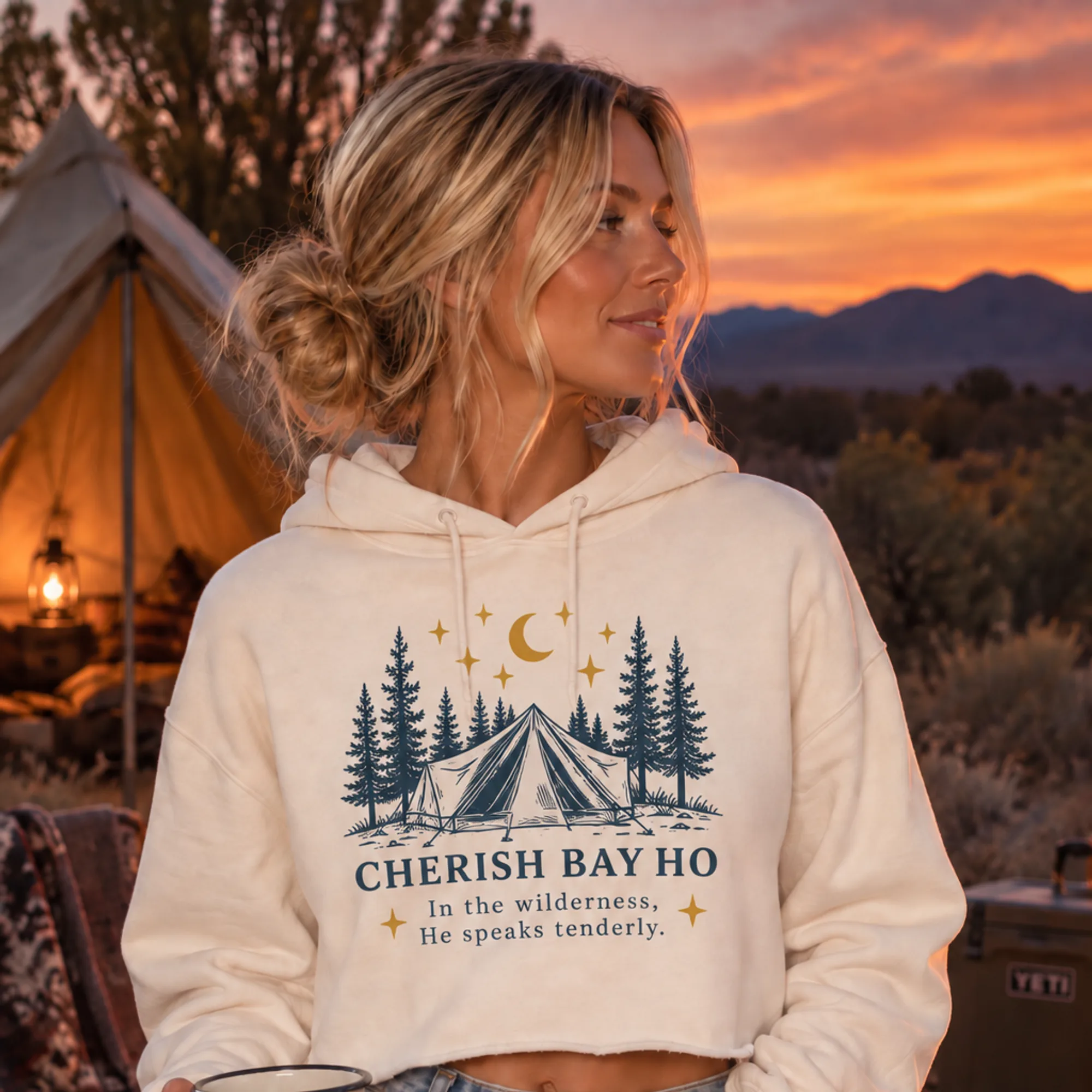 Wilderness Crop Hoodie
