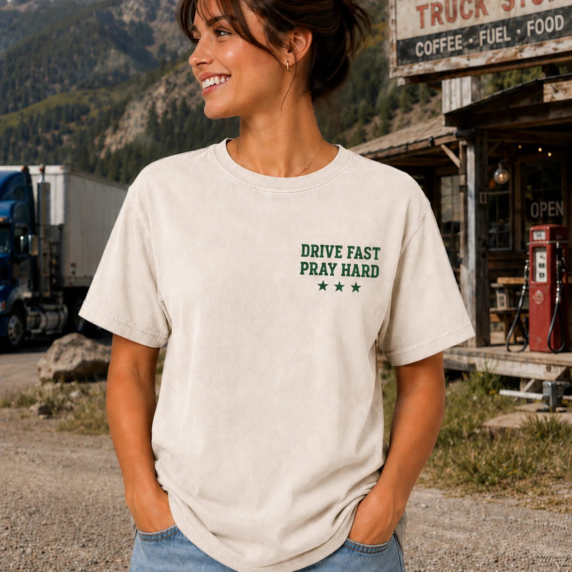 Cherish El Cajon Prayer Pit Crew Tee