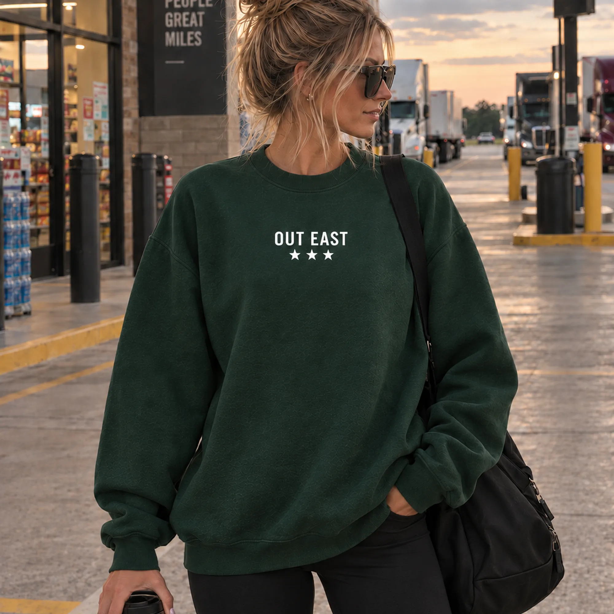 Cherish El Cajon Crewneck Patch Logo